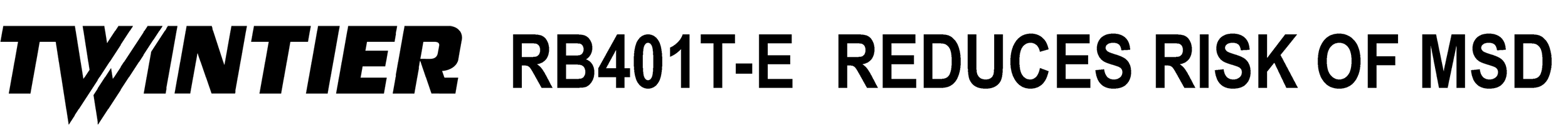 TWINTIER RB401T-E REDUCES RISK OF MSD