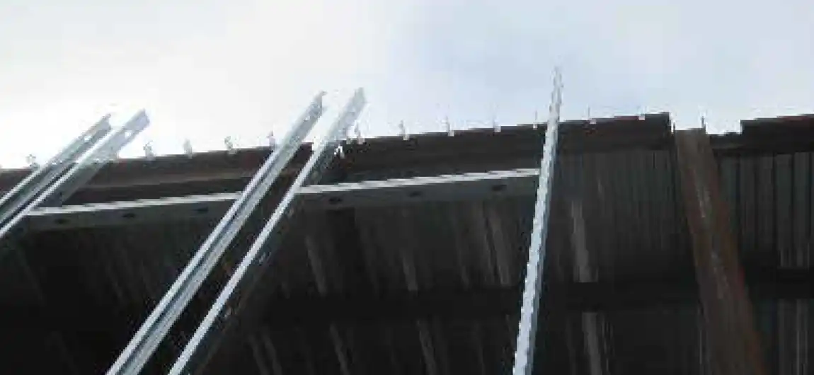 Metal Track to Steel I-Beam