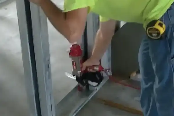 Metal Track to Concrete